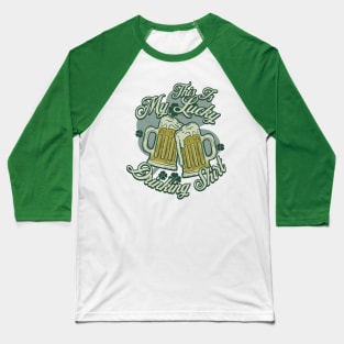 This Is My Lucky Drinking Shirt! St Patricks Day Baseball T-Shirt